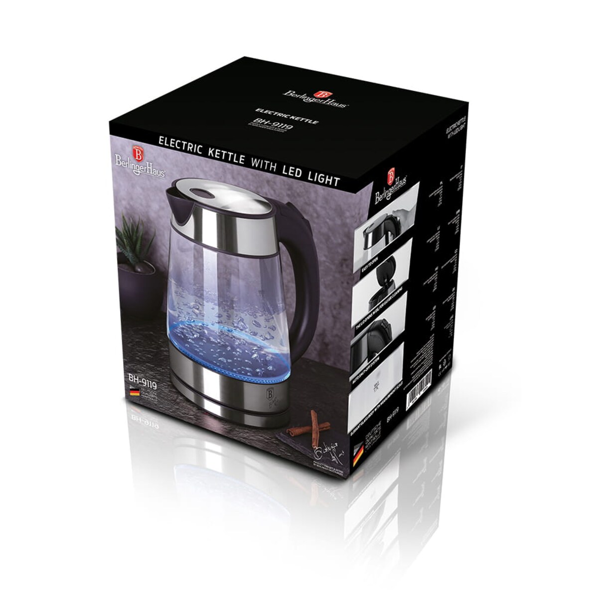 Czajnik elektryczny LED Berlinger Haus BH-9119