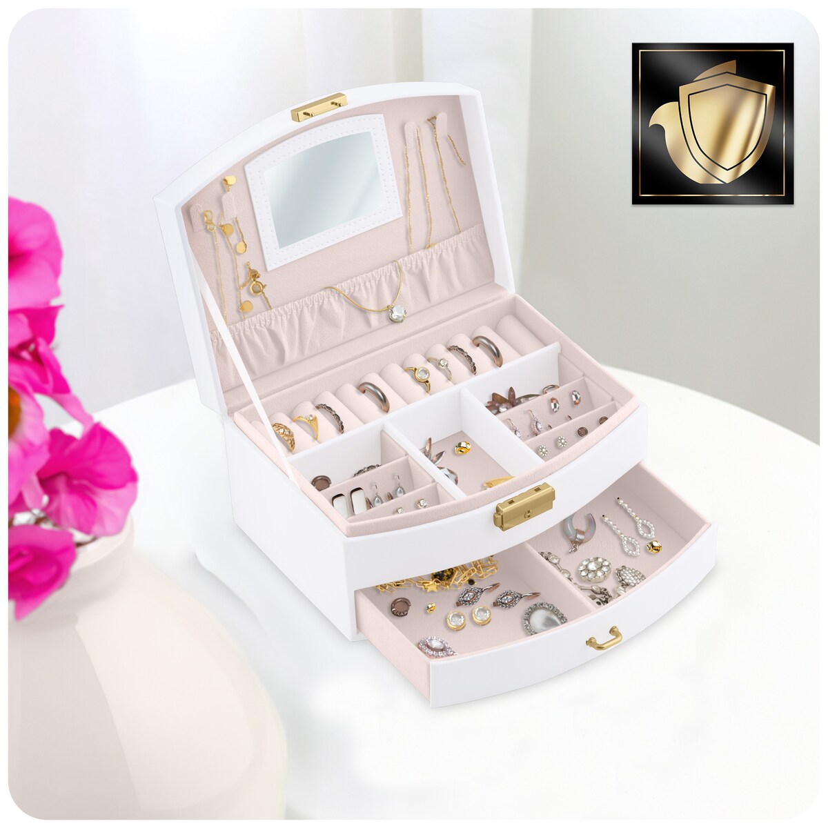 Szkatułka na biżuterię skrzynka pudełko kuferek Massido