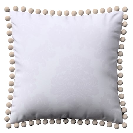 Poszewka Wera na poduszkę 45x45 liście akantu na białym tle