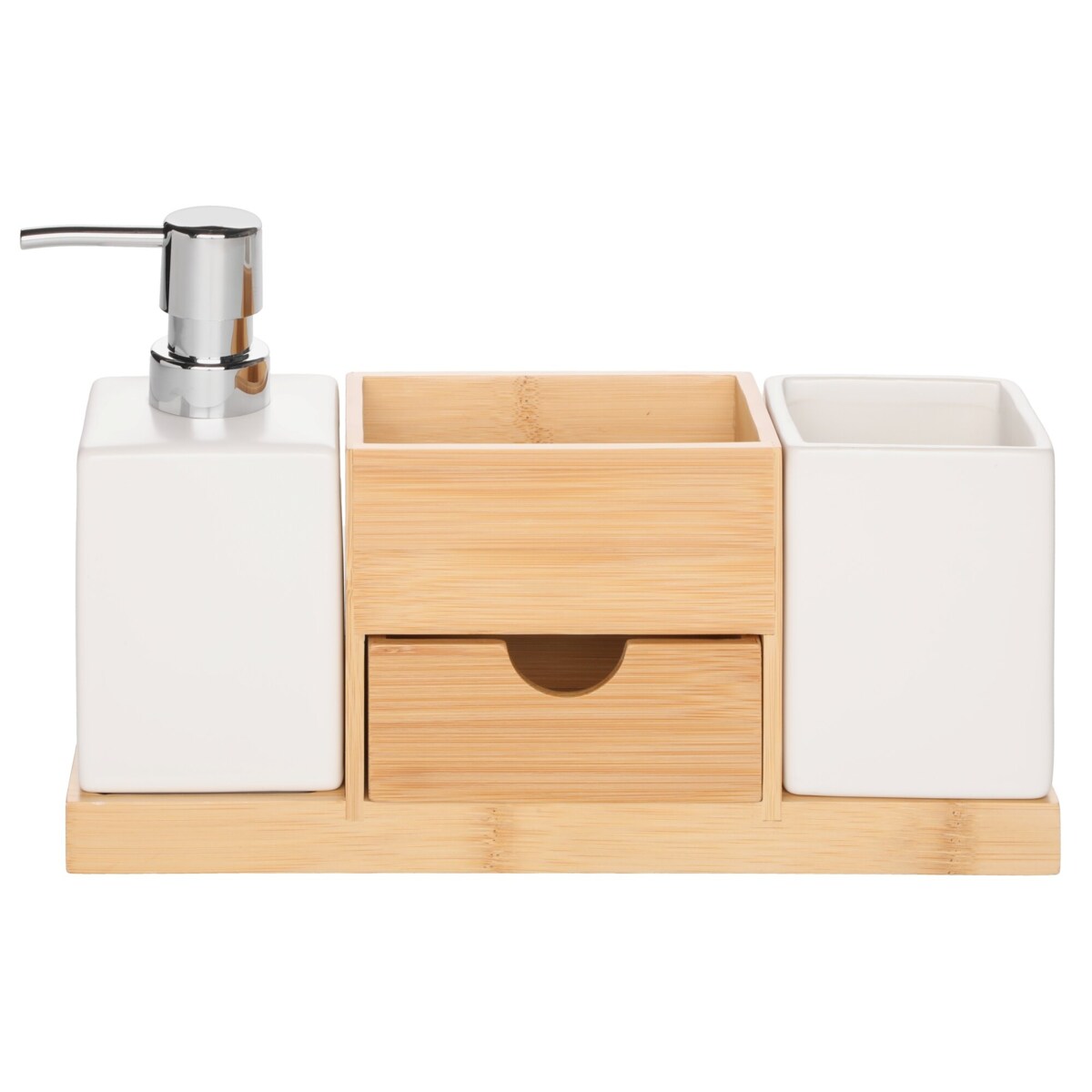 Zestaw akcesoriów łazienkowych CUBE