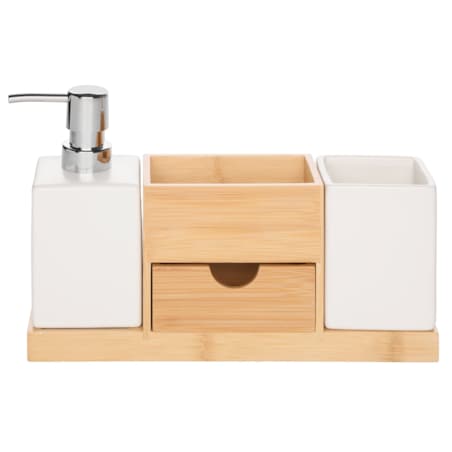 Zestaw akcesoriów łazienkowych CUBE