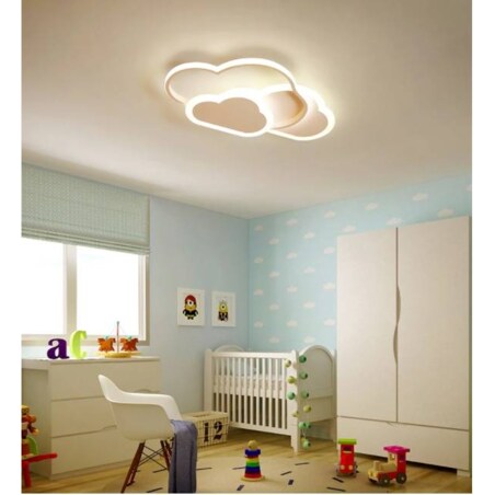 Lampa sufitowa chmury 414 Domeno LED 58W 2700K-6500K dziecięca biała