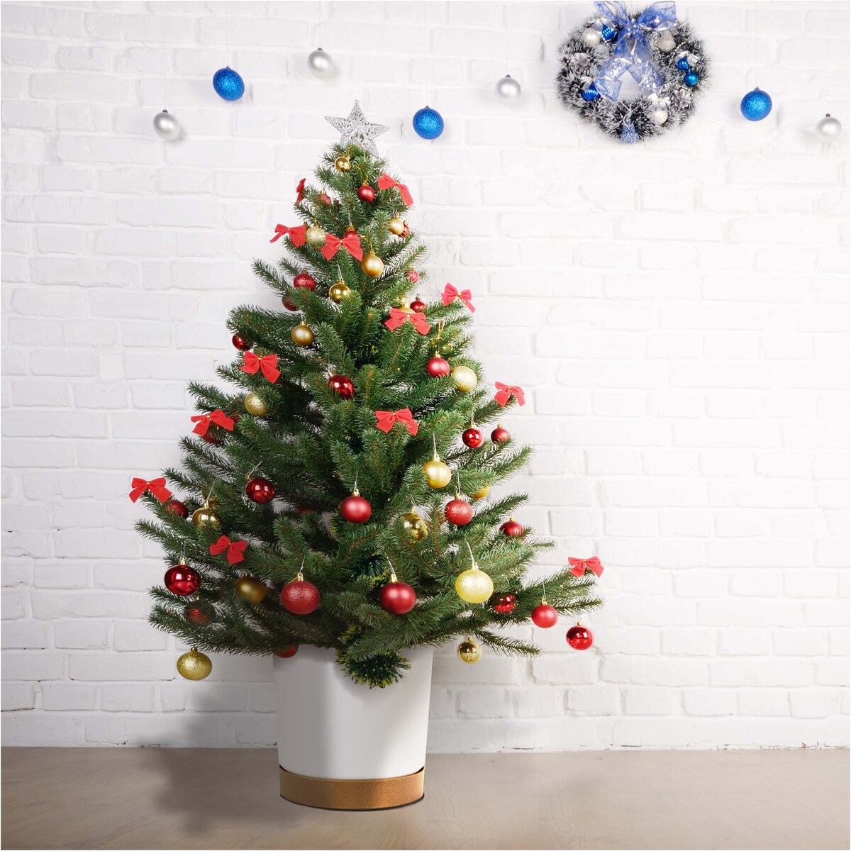 Donica Doniczka Na Choinkę Drzewko Świąteczne Duża Z Podstawką Boże Narodzenie