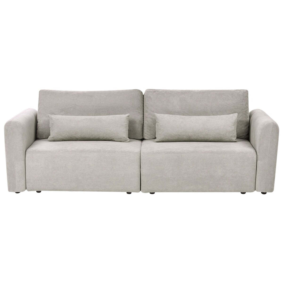Sofa rozkładana dla 3 osób VAXHOLM Szary ze schowkiem
