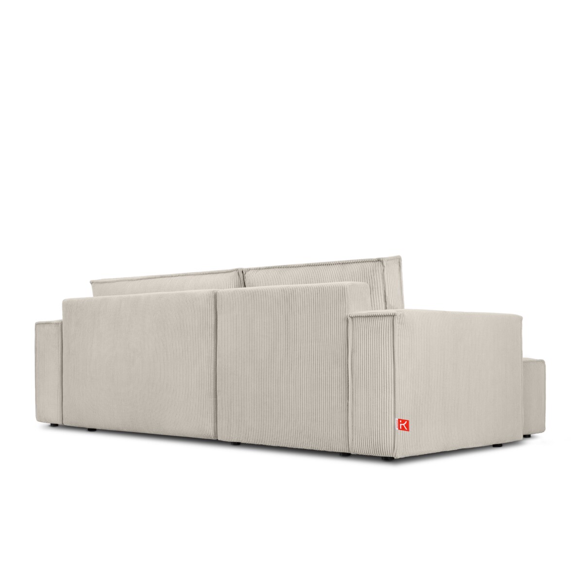 KONSIMO NAPI Uniwersalny narożnik z funkcją spania, kremowy, prawy/lewy