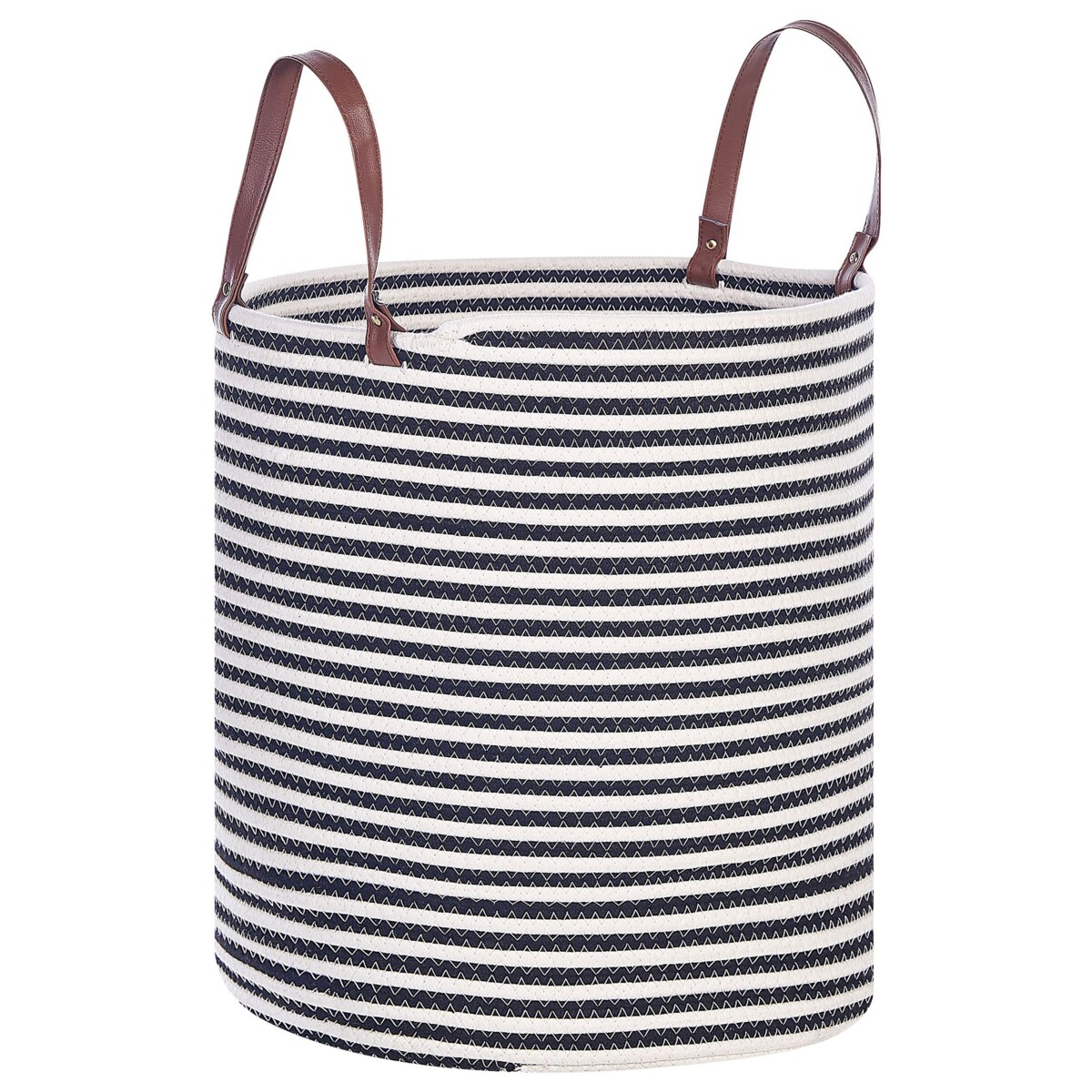 Kosz bawełniany biało-czarny ICHKA