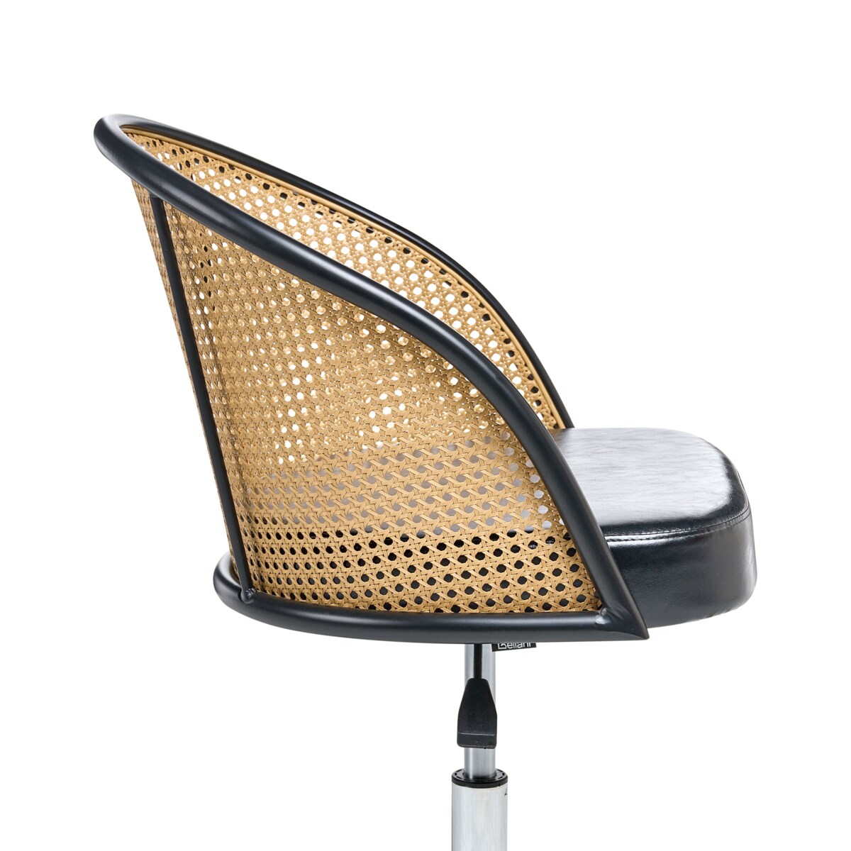 Krzesło obrotowe BALTIMORE Ekoskóra Czarny