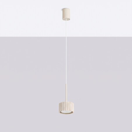 Lampa wisząca AURA 1 beżowa Gx53