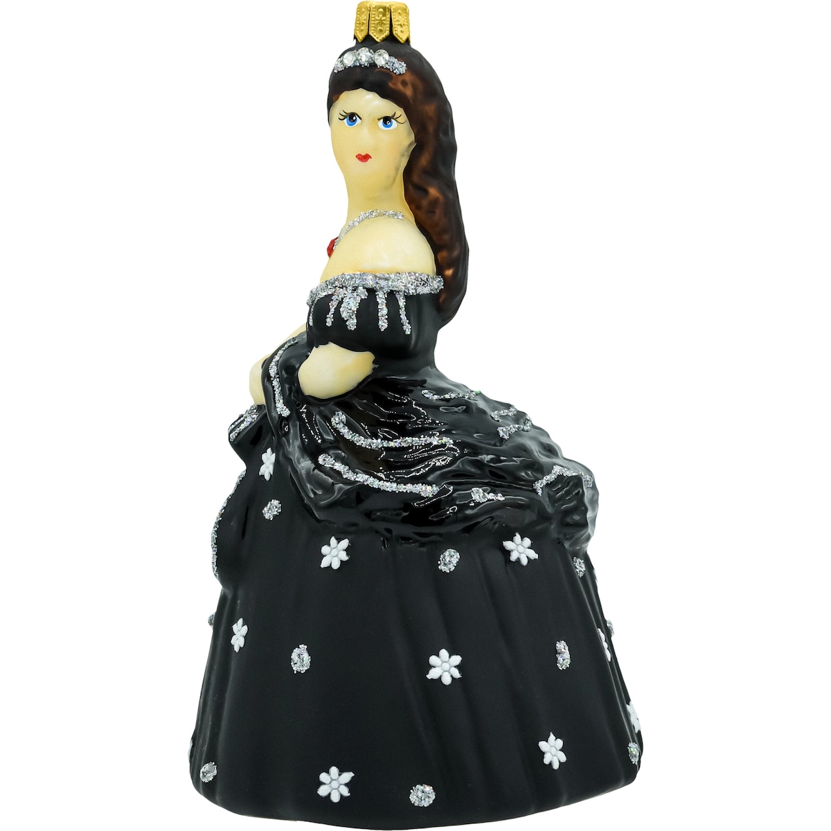 Bombka choinkowa szklana: Księżniczka Sisi w czerni
