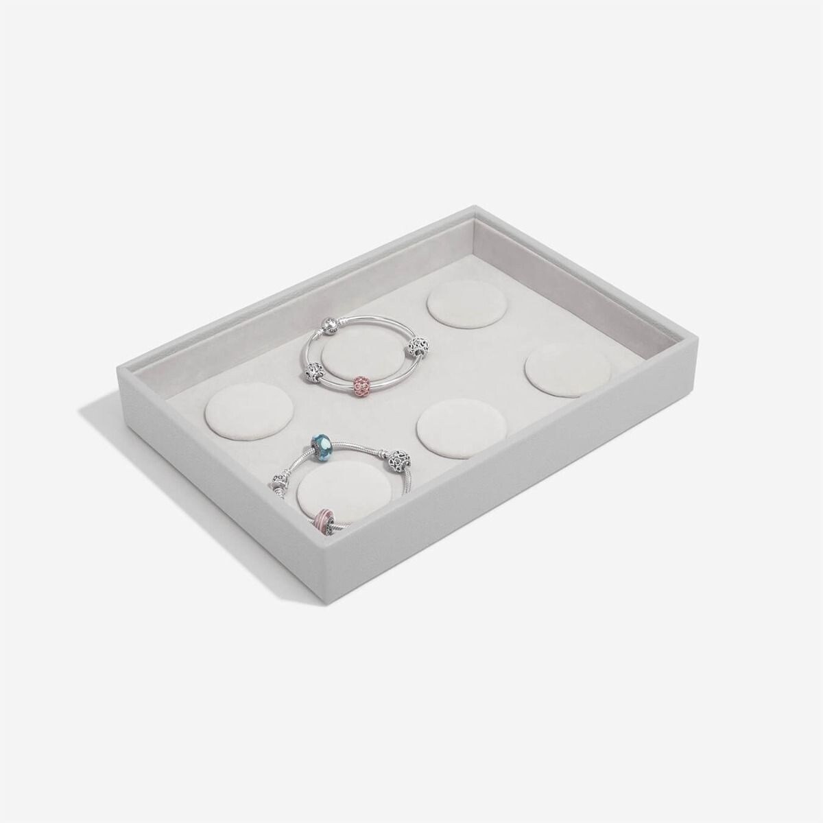 Szkatułka na bransoletki charms Stackers classic kamienna szarość