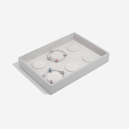 Szkatułka na bransoletki charms Stackers classic kamienna szarość