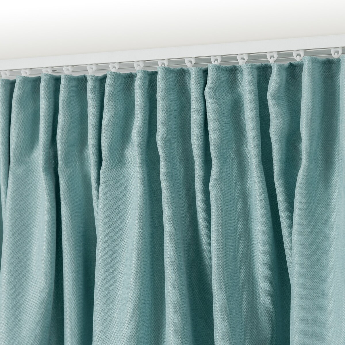 Zasłona na taśmie marszczącej jasny turkus aksamitna 140 x 280 cm 1 szt. 140x280 turkusowy