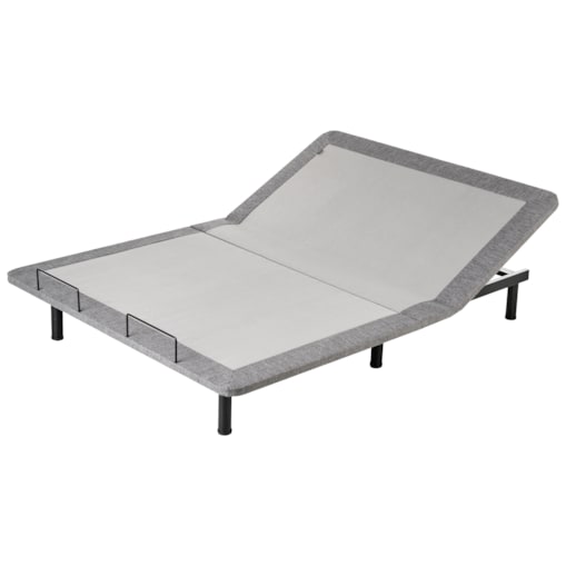 Elektryczny stelaż do łóżka BRUNOY 140 x 200 cm Szary
