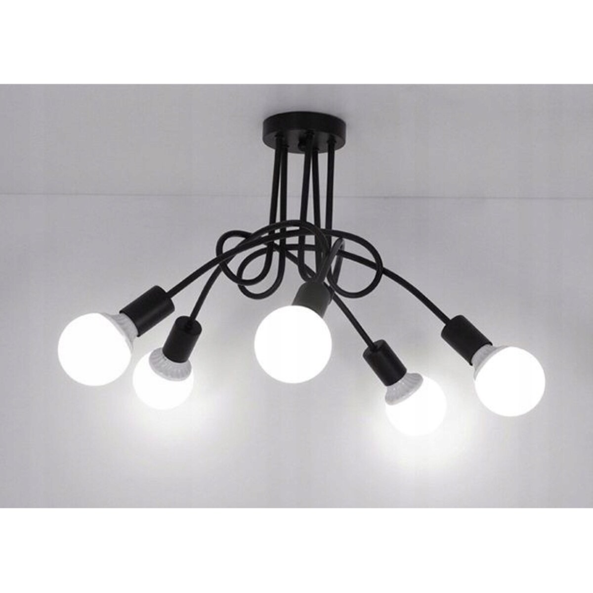 Lampa Sufitowa Wisząca Żyrandol Paradise 5 E27 Led
