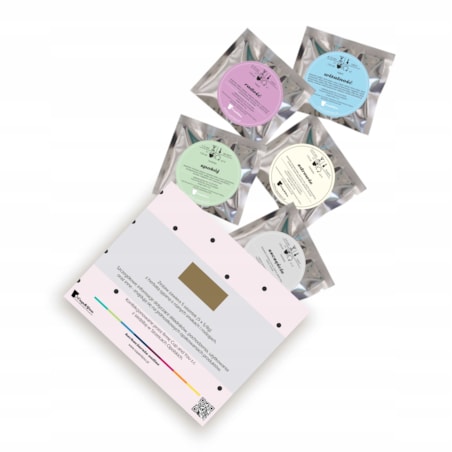 PREZENT NA DZIEŃ MAMY DLA MATKI ZESTAW 5 HERBAT SYPANYCH W RÓŻANYM PUDEŁKU