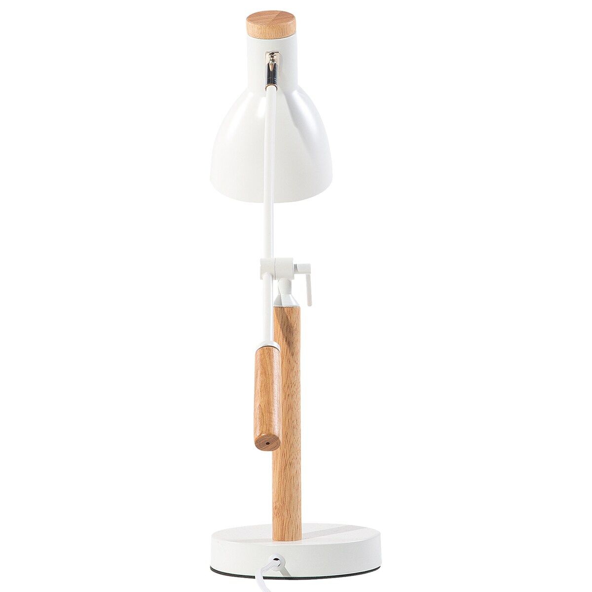 Lampa biurkowa PECKOS Regulowana Metal Biały