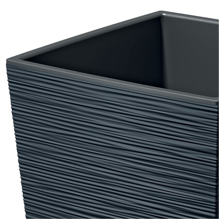 Doniczka Donica Ogrodowa 24/29,5/34,5 Cm Zestaw Na Taras Do Ogrodu Domu Antracytowa