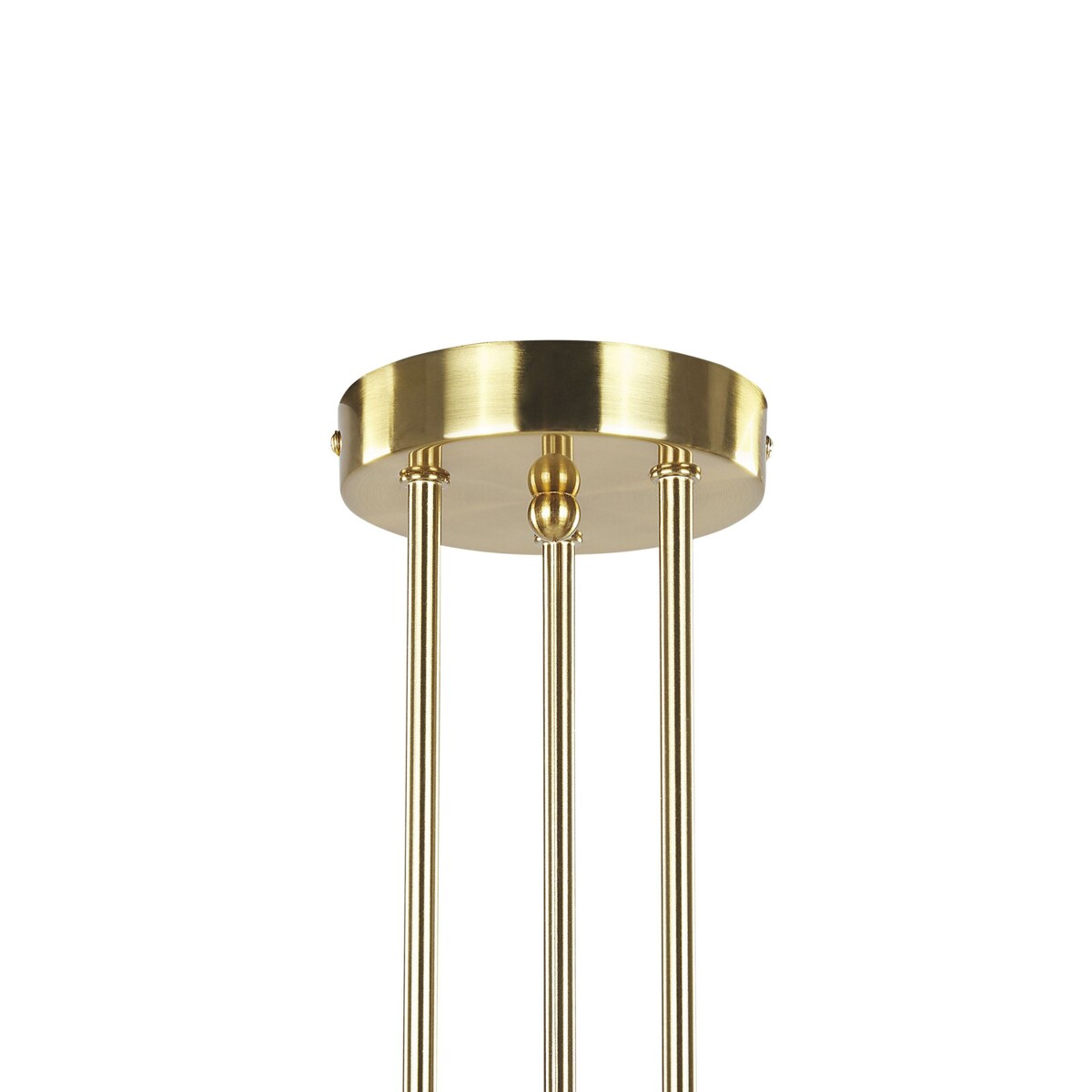 Lampa sufitowa 6-punktowa metalowa mosiężna KIDANE