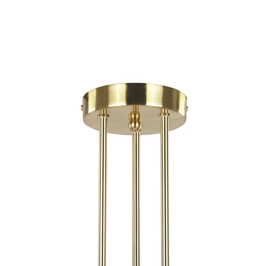 Lampa sufitowa 6-punktowa metalowa mosiężna KIDANE