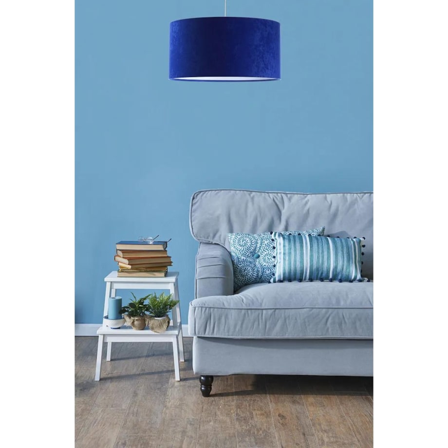Lampa wisząca HOME 40 niebieska/biała
