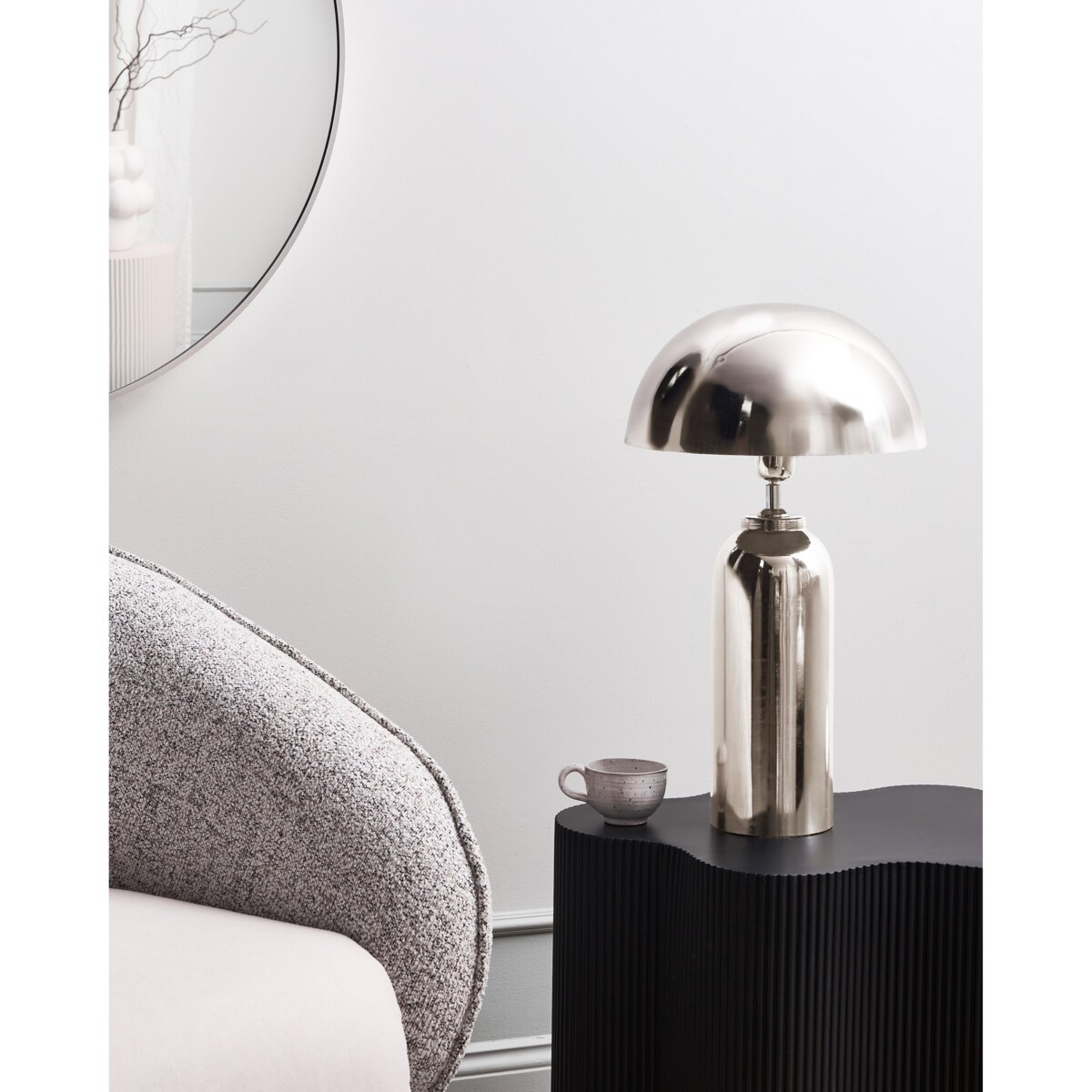 Lampa stołowa JALANGI Metal Srebrny