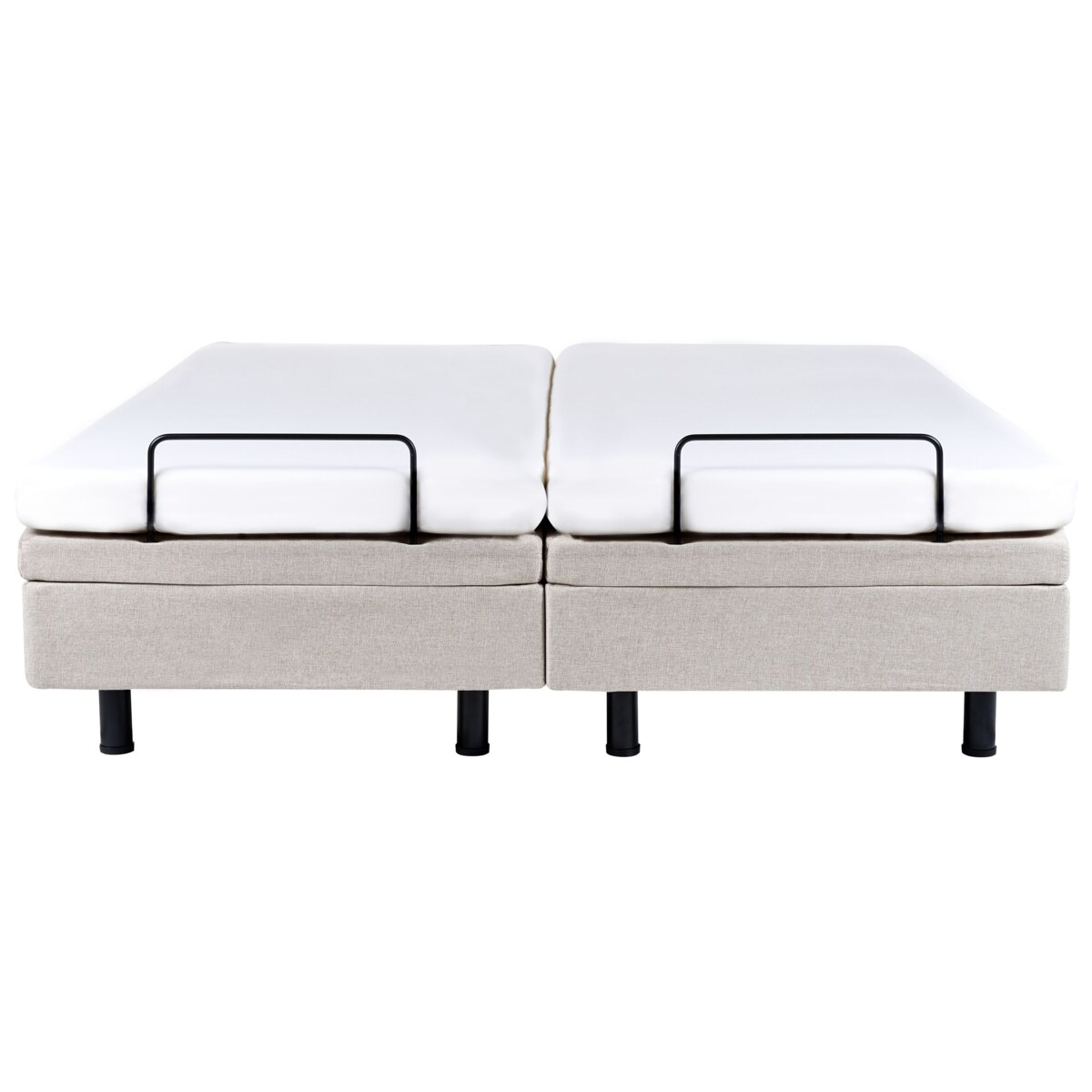 Łóżko regulowane bez zagłówka DUKE 180 x 200 cm Beżowy