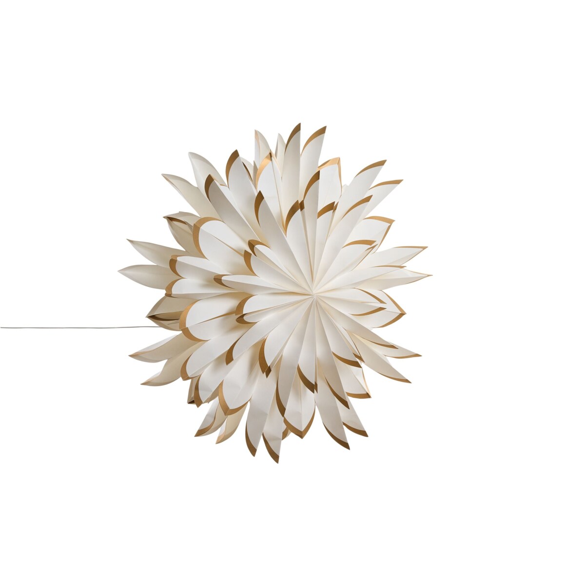 Dekoracja świąteczna SVEDAN Gwiazda 60 cm Złamana biel