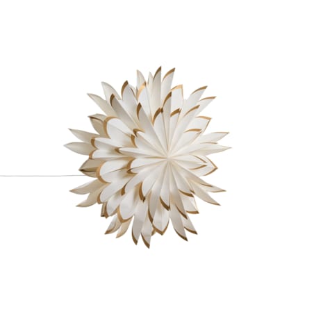 Dekoracja świąteczna SVEDAN Gwiazda 60 cm Złamana biel