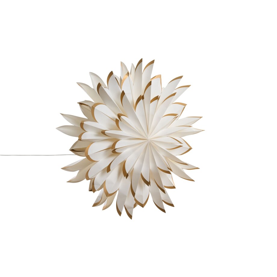 Dekoracja świąteczna SVEDAN Gwiazda 60 cm Złamana biel