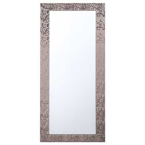 Lustro ścienne MARANS 50 cm 130 cm Brązowy