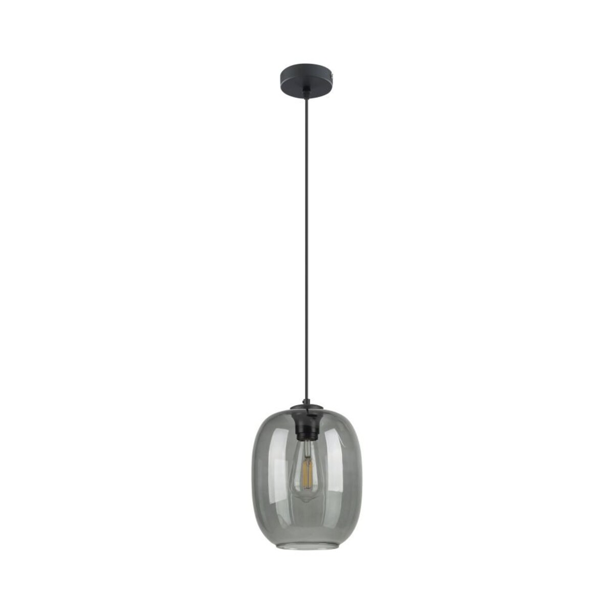 Lampa wisząca TK Lighting ELIO GRAPHITE 5971 grafitowa E27 regulowana wysokość nowoczesna do salonu i kuchni