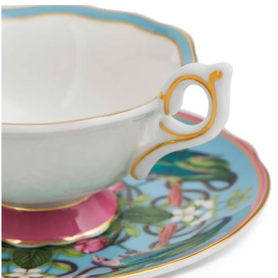 Filiżanka do herbaty ze spodkiem Menagerie Wonderlust Wedgwood
