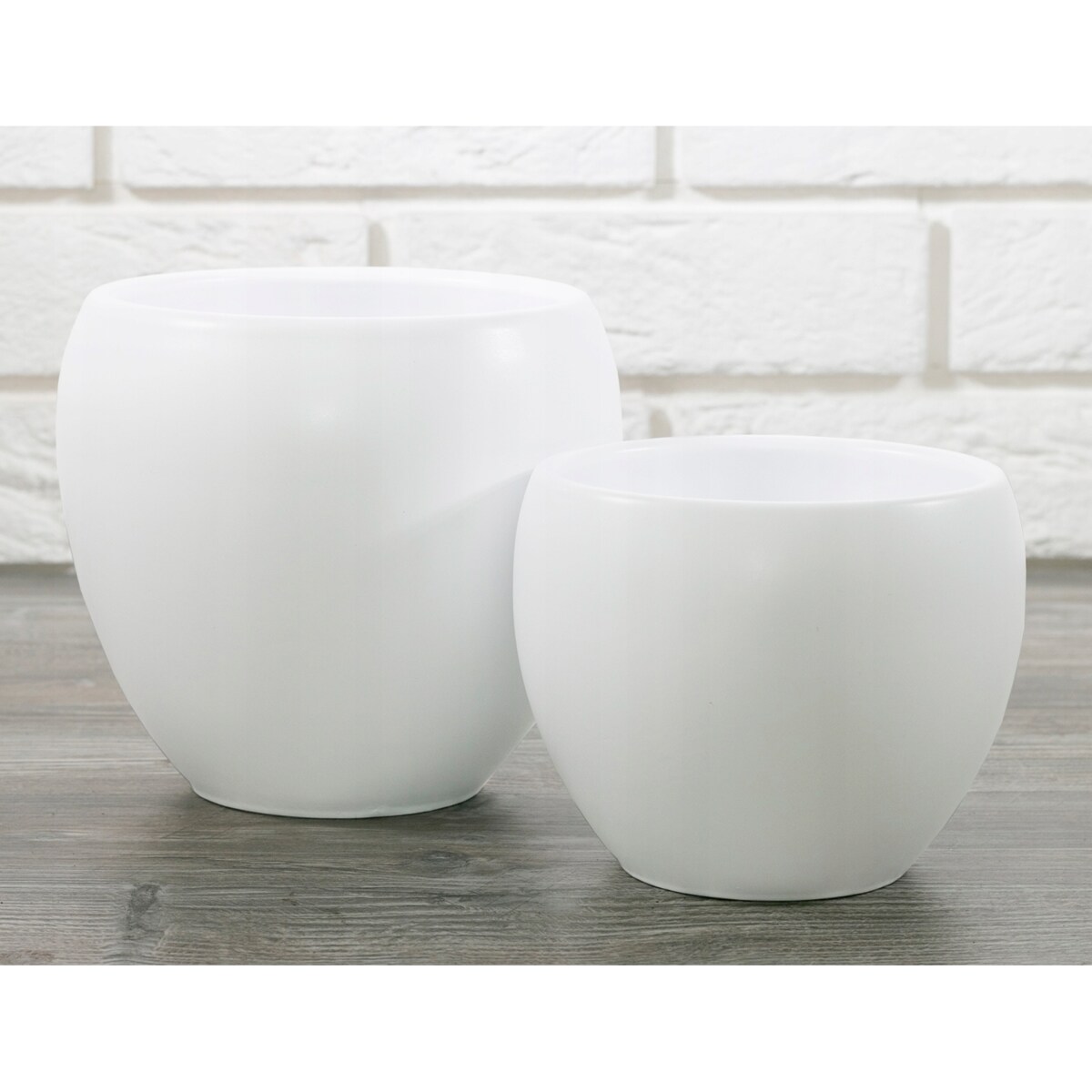 DONICA LEON ceramiczna biała śr. 16cm