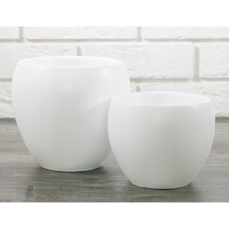 DONICA LEON ceramiczna biała śr. 16cm