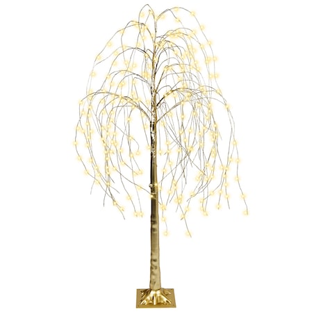 Dekoracja ogrodowa LED BALIONI Drzewko 180 cm Złoty