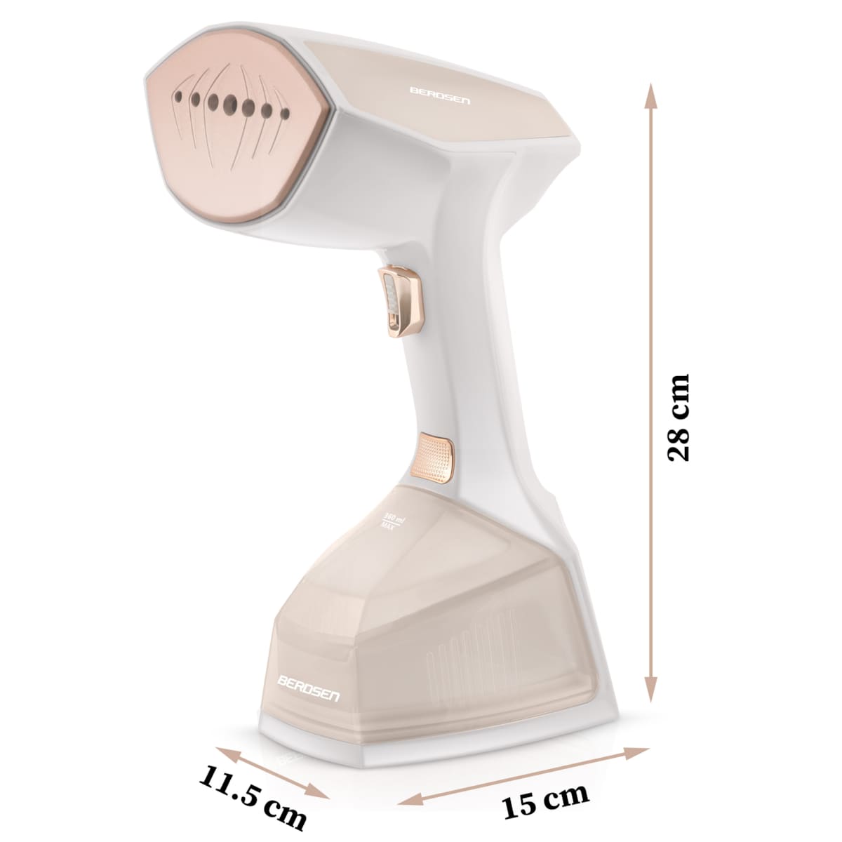 Parownica do ubrań Berdsen 2000W Steamer Żelazko parowe regulacja pary 45g/min