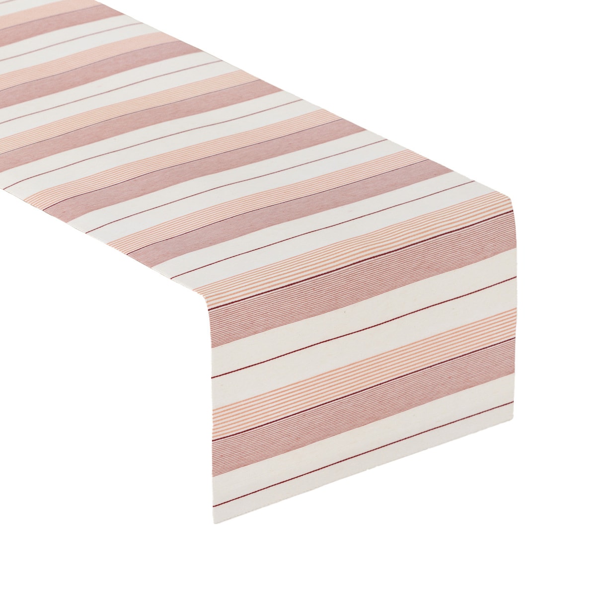 Bieżnik prostokątny 40x130 czerwone pasy