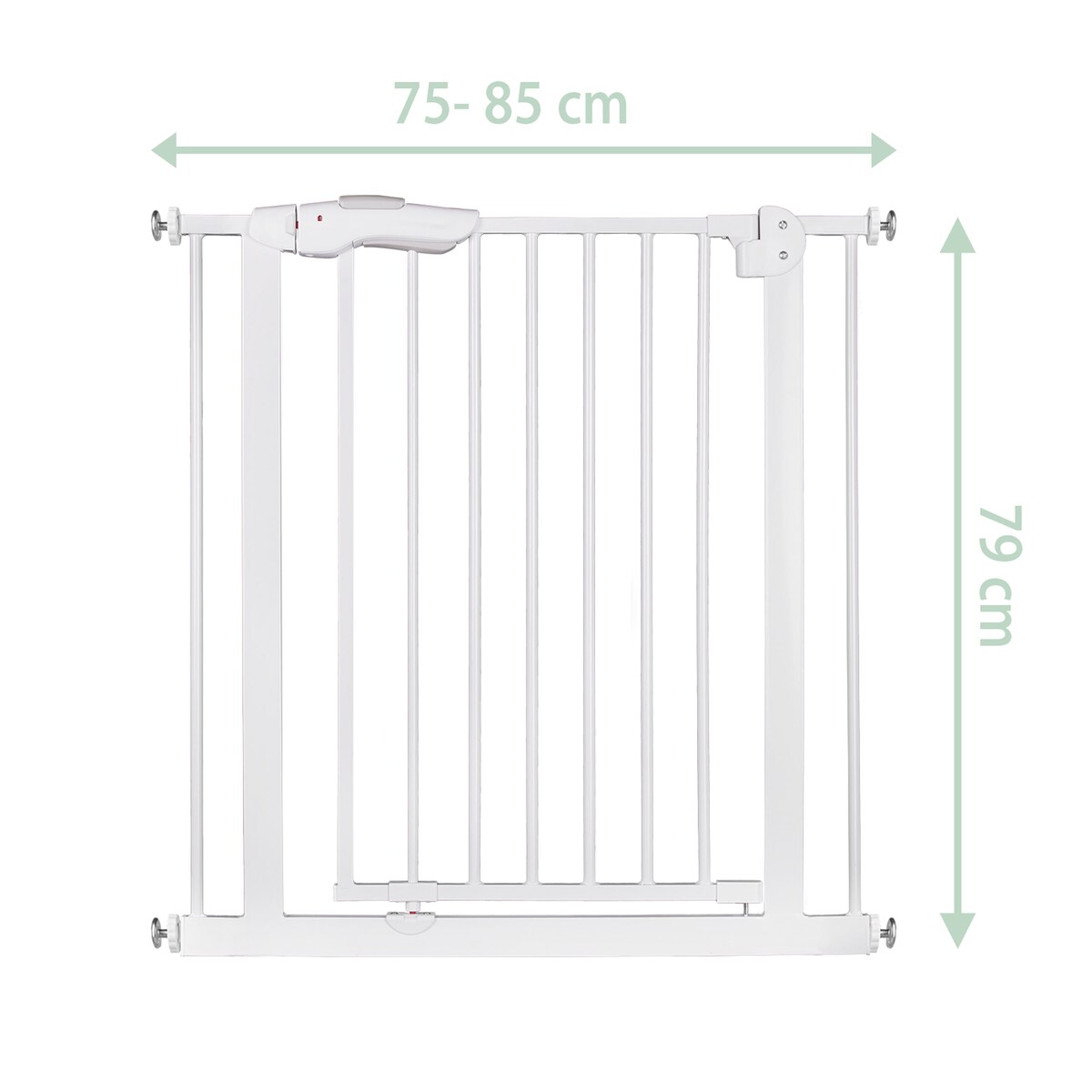 Barierka zabezpieczająca bramka na schody i drzwi Nukido