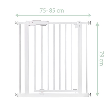 Barierka zabezpieczająca bramka na schody i drzwi Nukido