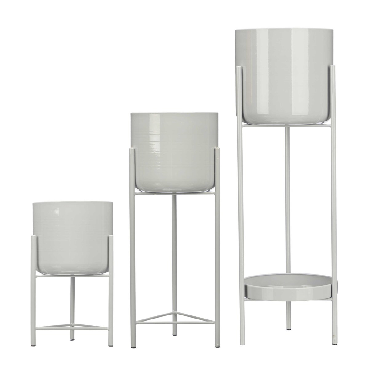 Zestaw donic w różnych rozmiarach, metal, 3 szt.