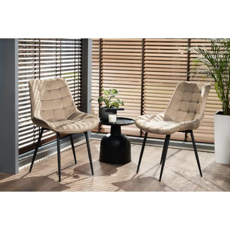 2 X Krzesło Do Jadalni Kuchni Salonu Do Jadalni Kuchni Stołu Zestaw Komplet Misty Beżowe