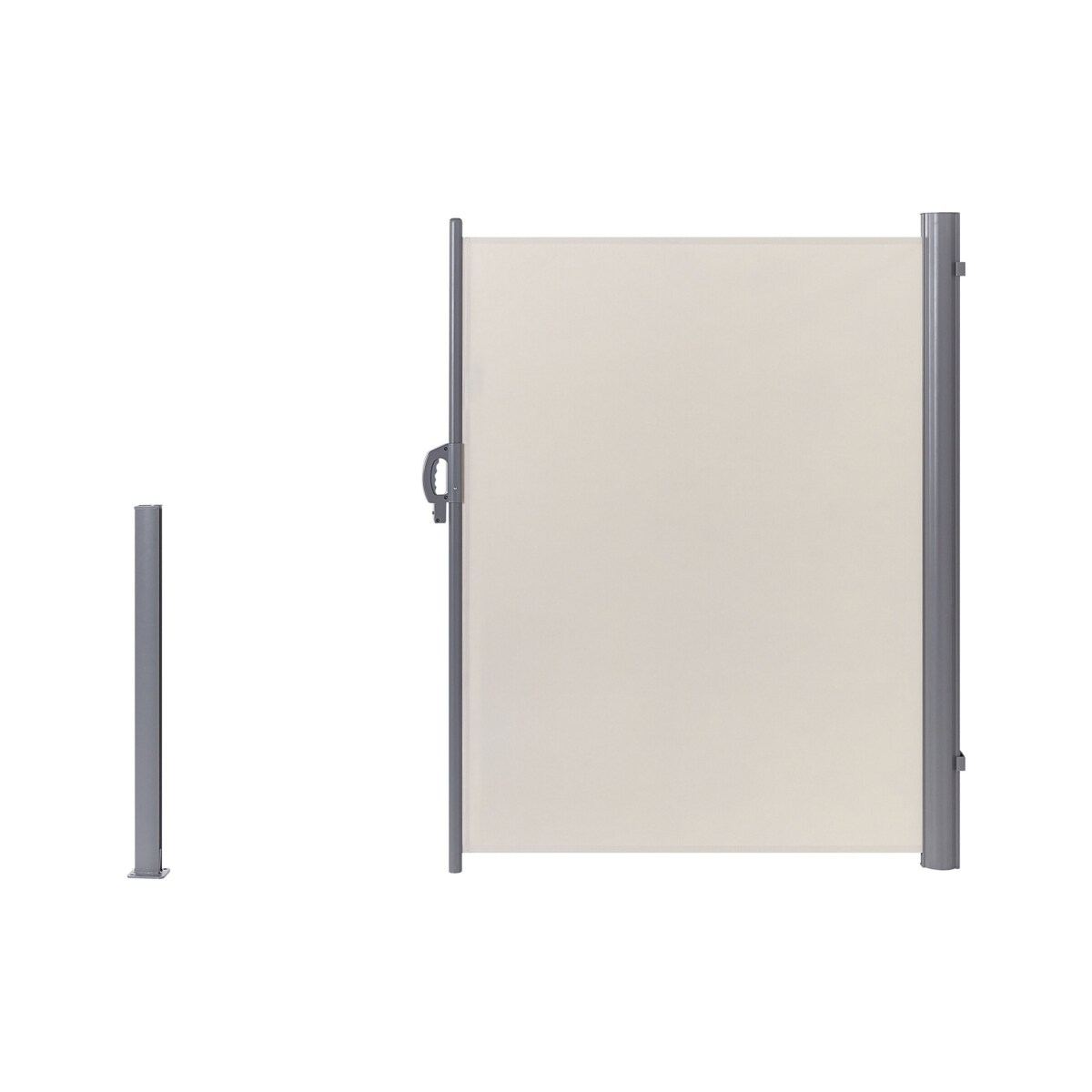 Markiza boczna zwijana 160 x 300 cm beżowa DORIO