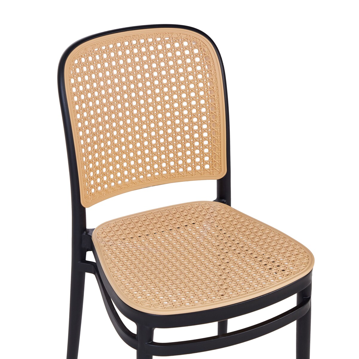 Krzesło do jadalni Zestaw 4 Beżowy PLOSE