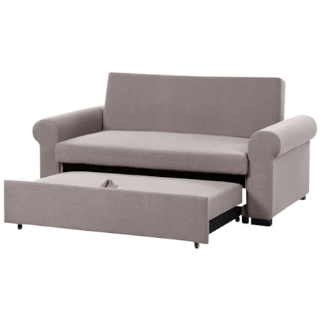 Sofa rozkładana brązowa SILDA