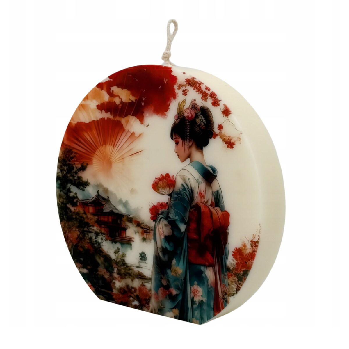 Świeca Ozdobna Świeczka Sojowa Naturalna Prezent Bezzapachowa Dekoracyjna