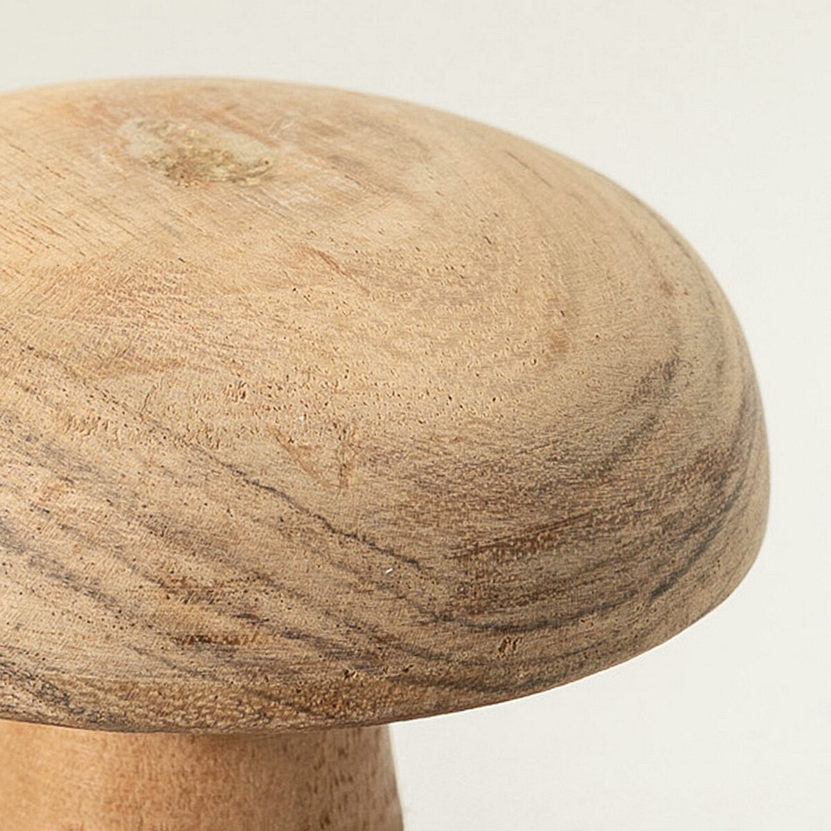 Grzybek Heartcap 9x9x11 cm boże narodzenie, święta, świąteczne, beżowy-naturalny, 9x9x11 cm