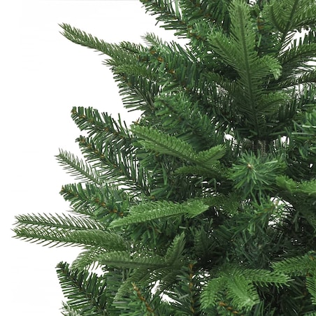 vidaXL Sztuczna choinka, zielona, 120 cm, PVC i PE