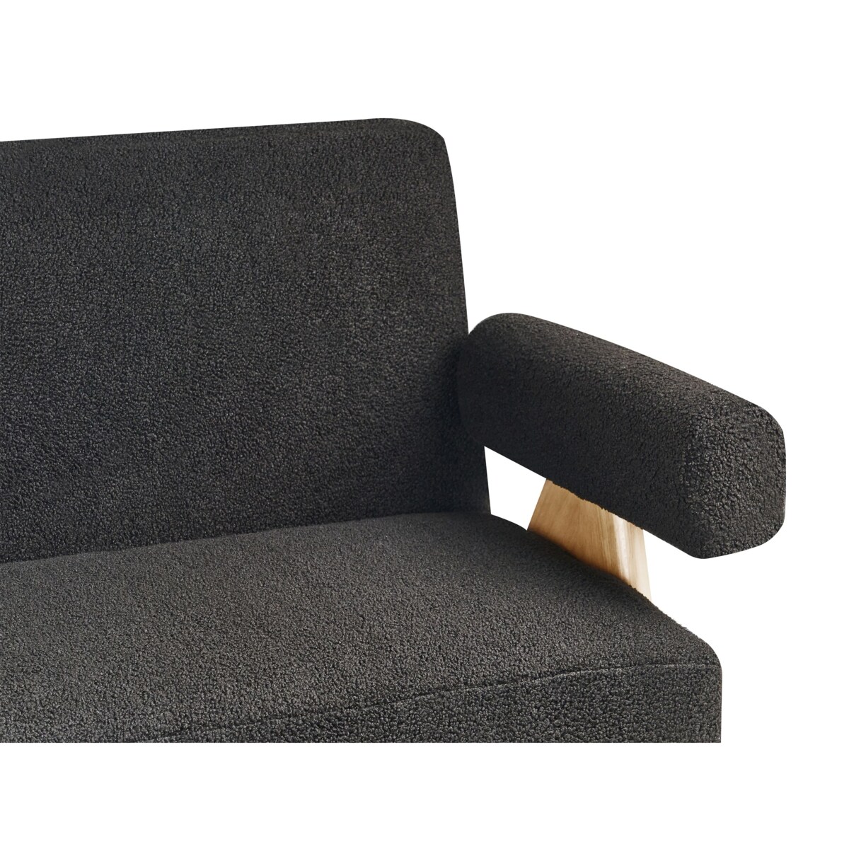 Sofa TAMRE Boucle Czarny dla 2 osób