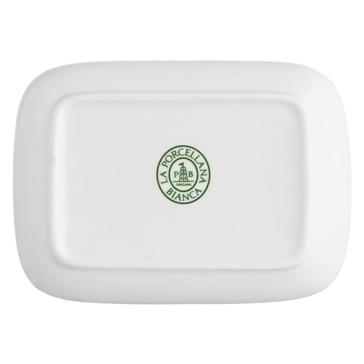 Zestaw 6 tac prostokątnych Essenziale New Age - Biały, 15 x 10 cm