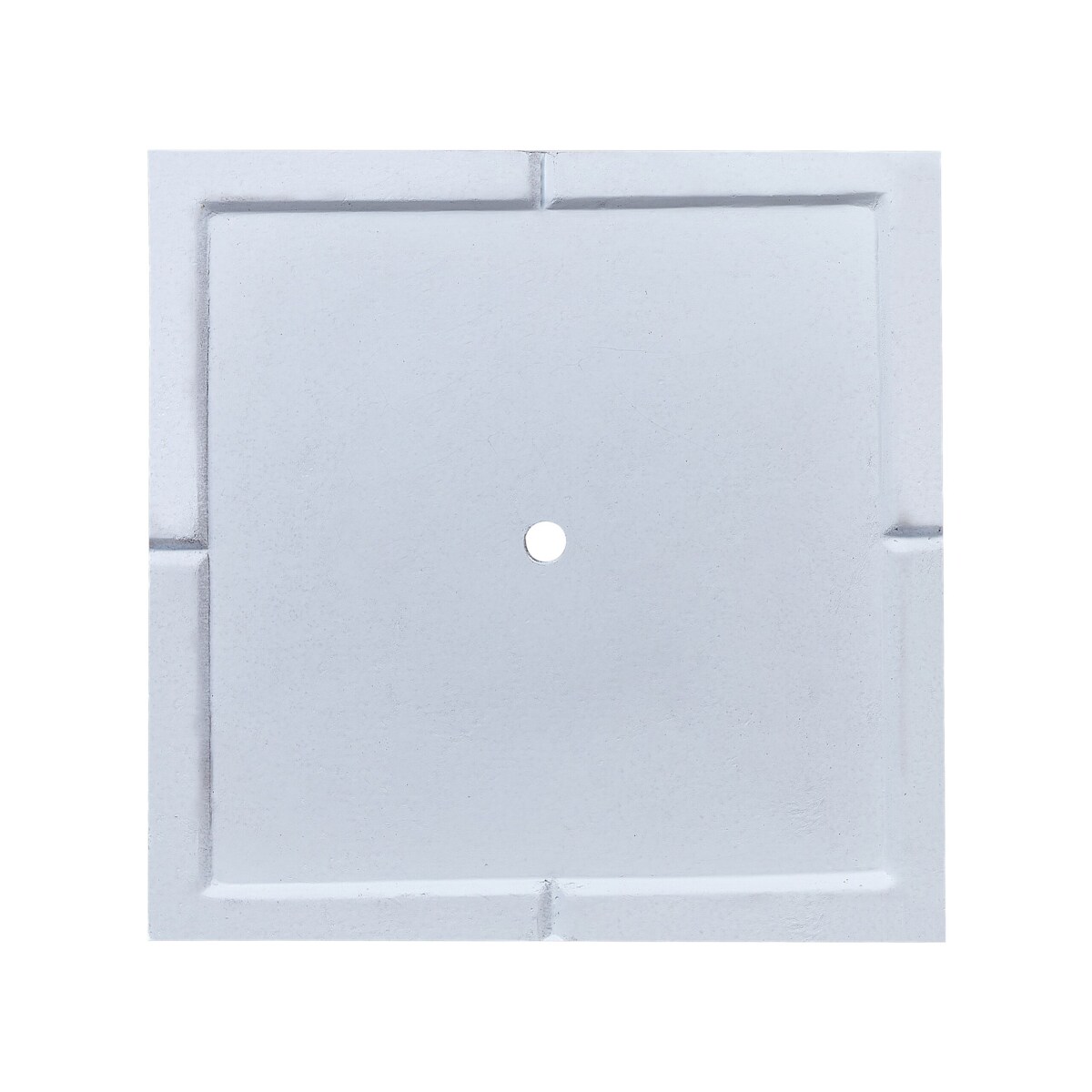 Doniczka kwadratowa 50 x 50 x 46 cm biała PAROS